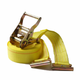 Yellow Color Sling 2 Inches 16 Feet Ratcheting E_Track Logistic Ratchet Set